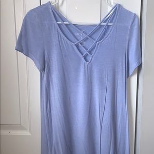 American Eagle periwinkle blouse
